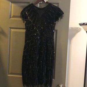 Black vintage dress.